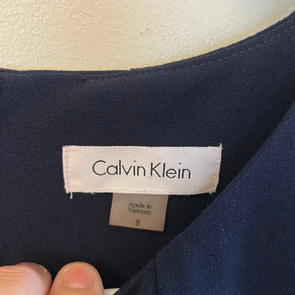 Calvin Klein Women’s Sleeveless Dress Blue Size 8 - Picture 6 of 9